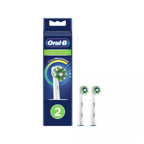 Oral-B Cross Action Clean Maximiser Ανταλλακτικές Κεφαλές, 2 τεμάχια